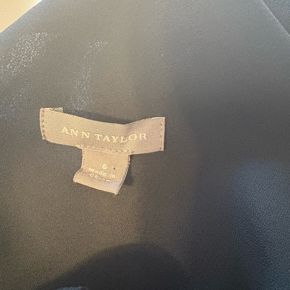 Ann Taylor Classic Black Top